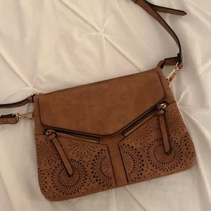 Brown Boho Style Crossbody Purse